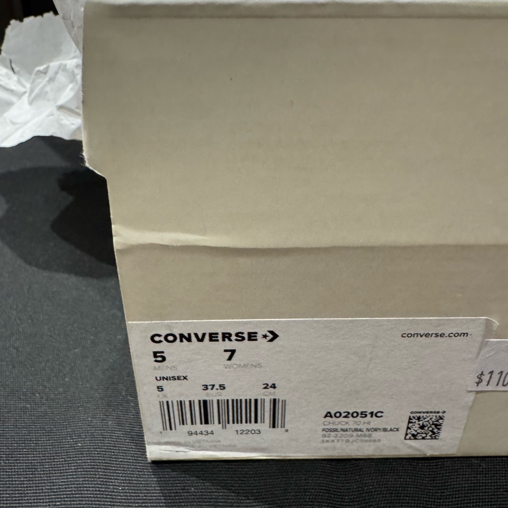 Converse Stussy Chuck 70 “Fossil” Colorway women’s Size 7 A02051C - Picture 10 of 14